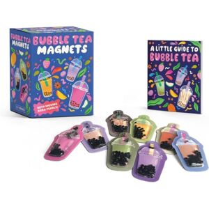 Running Press Bubble Tea Magnets : With Moving Boba Pearls! Running Press Bubble Tea Magnets : With Moving Boba Pearls!