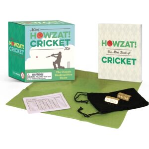 Running Press Mini Howzat! Cricket Kit : The Classic Desktop Dice Game Running Press Mini Howzat! Cricket Kit : The Classic Desktop Dice Game