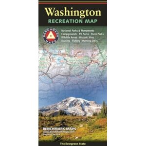 Benchmark Maps Washington Recreation Map Benchmark Maps Washington Recreation Map