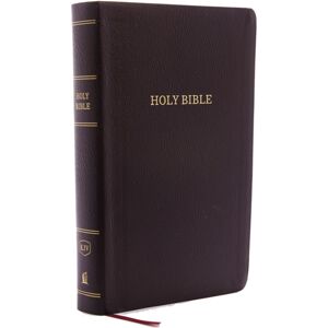 Thomas Nelson Publishers Kjv Holy Bible: Personal Size Giant Print With 43,000 Cross References, Burgundy Bonded Leather, Red Letter, Comfort Print (Thumb Indexed): King James Version Thomas Nelson Publishers Kjv Holy Bible: Personal Size Giant Print With 43,000 Cross References, Burgundy Bonded Leather, Red Letter, Comfort Print (Thumb Indexed): King James Version