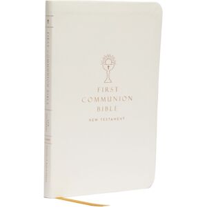 Zondervan Nabre, American Bible, Revised Edition, Catholic Bible, First Communion Bible: Testament, Leathersoft, White : Holy Bible Zondervan Nabre, American Bible, Revised Edition, Catholic Bible, First Communion Bible: Testament, Leathersoft, White : Holy Bible