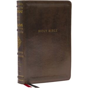 Thomas Nelson Publishers Nkjv, Personal Size Reference Bible, Sovereign Collection, Leathersoft, Brown, Red Letter, Comfort Print : Holy Bible, King James Version Thomas Nelson Publishers Nkjv, Personal Size Reference Bible, Sovereign Collection, Leathersoft, Brown, Red Letter, Comfort Print : Holy Bible, King James Version