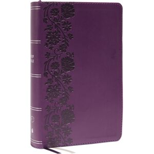 Thomas Nelson Publishers Kjv Holy Bible: Large Print Single-Column With 43,000 End-Of-Verse Cross References, Purple Leathersoft, Personal Size, Red Letter, Comfort Print: King James Version Thomas Nelson Publishers Kjv Holy Bible: Large Print Single-Column With 43,000 End-Of-Verse Cross References, Purple Leathersoft, Personal Size, Red Letter, Comfort Print: King James Version