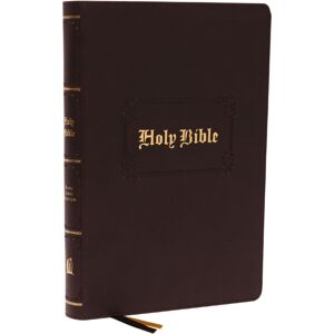 Thomas Nelson Publishers Kjv Holy Bible: Large Print With 53,000 Center-Column Cross References, Brown Leathersoft, Red Letter, Comfort Print: King James Version Thomas Nelson Publishers Kjv Holy Bible: Large Print With 53,000 Center-Column Cross References, Brown Leathersoft, Red Letter, Comfort Print: King James Version