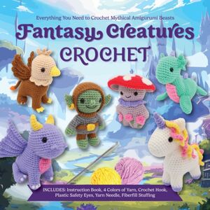 Quarto Publishing Group USA Inc Fantasy Creatures Crochet : Everything You Need To Crochet Mythical Amigurumi Beasts – Includes: Instruction Book, 4 Colors Of Yarn, Crochet Hook, Plastic Safety Eyes, Yarn Needle, Fiberfill Stuffing Quarto Publishing Group USA Inc Fantasy Creatures Crochet : Everything You Need To Crochet Mythical Amigurumi Beasts – Includes: Instruction Book, 4 Colors Of Yarn, Crochet Hook, Plastic Safety Eyes, Yarn Needle, Fiberfill Stuffing