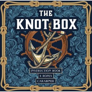 Quarto Publishing Group USA Inc The Knot Box : Instruction Book, 4 Ropes, Carabiner Quarto Publishing Group USA Inc The Knot Box : Instruction Book, 4 Ropes, Carabiner