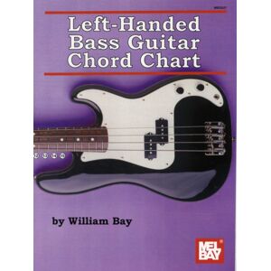 Mel Bay Publications,U.S. Left-Handed Bass Guitar Chord Chart Mel Bay Publications,U.S. Left-Handed Bass Guitar Chord Chart
