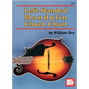 Mel Bay Publications,U.S. Left-Handed Mandolin Chord Chart Mel Bay Publications,U.S. Left-Handed Mandolin Chord Chart