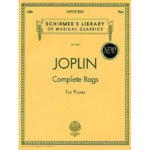 Hal Leonard Corporation Joplin - Complete Rags For Piano Hal Leonard Corporation Joplin - Complete Rags For Piano