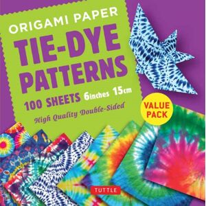 Tuttle Publishing Origami Paper 100 Sheets Tie-Dye Patterns 6 Inch (15 Cm) : High-Quality Origami Sheets Printed With 8 Different Designs Instructions For 8 Projects Included Tuttle Publishing Origami Paper 100 Sheets Tie-Dye Patterns 6 Inch (15 Cm) : High-Quality Origami Sheets Printed With 8 Different Designs Instructions For 8 Projects Included