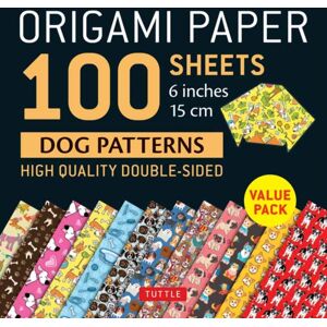 Tuttle Publishing Origami Paper 100 Sheets Dog Patterns 6" (15 Cm) : Tuttle Origami Paper: Double-Sided Origami Sheets Printed With 12 Different Patterns: Instructions For 6 Projects Included Tuttle Publishing Origami Paper 100 Sheets Dog Patterns 6" (15 Cm) : Tuttle Origami Paper: Double-Sided Origami Sheets Printed With 12 Different Patterns: Instructions For 6 Projects Included