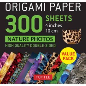 Tuttle Publishing Origami Paper 300 Sheets Nature Photo Patterns 4" (10 Cm) : Tuttle Origami Paper: Double-Sided Origami Sheets Printed With 12 Different Designs Tuttle Publishing Origami Paper 300 Sheets Nature Photo Patterns 4" (10 Cm) : Tuttle Origami Paper: Double-Sided Origami Sheets Printed With 12 Different Designs