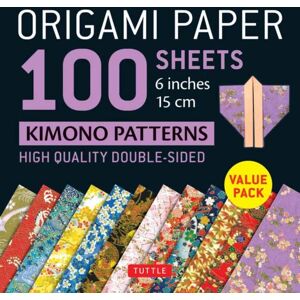 Tuttle Publishing Origami Paper 100 Sheets Kimono Patterns 6" (15 Cm) : Double-Sided Origami Sheets Printed With 12 Different Patterns (Instructions For 6 Projects Included) Tuttle Publishing Origami Paper 100 Sheets Kimono Patterns 6" (15 Cm) : Double-Sided Origami Sheets Printed With 12 Different Patterns (Instructions For 6 Projects Included)