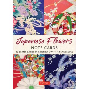 Tuttle Publishing Japanese Flowers, 12 Note Cards : 12 Blank Cards In 6 Lovely Designs (2 Each) With 12 Patterned Envelopes Tuttle Publishing Japanese Flowers, 12 Note Cards : 12 Blank Cards In 6 Lovely Designs (2 Each) With 12 Patterned Envelopes