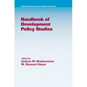 Taylor & Francis Inc Handbook Of Development Policy Studies Taylor & Francis Inc Handbook Of Development Policy Studies