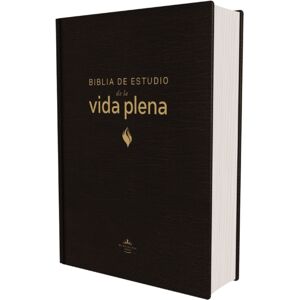 Rvr60, Biblia De Estudio De La Vida Plena, Edicion Clasica, Tapa Dura, Palabras De Jesus En Rojo, Comfort Print Rvr60, Biblia De Estudio De La Vida Plena, Edicion Clasica, Tapa Dura, Palabras De Jesus En Rojo, Comfort Print