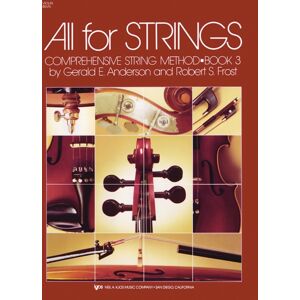 Kjos (Neil A.) Music Co ,U.S. All For Strings Book 3 Violin Kjos (Neil A.) Music Co ,U.S. All For Strings Book 3 Violin