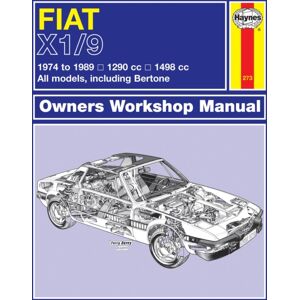 Haynes Publishing Group Fiat X1/9 (74 - 89) Haynes Repair Manual Haynes Publishing Group Fiat X1/9 (74 - 89) Haynes Repair Manual