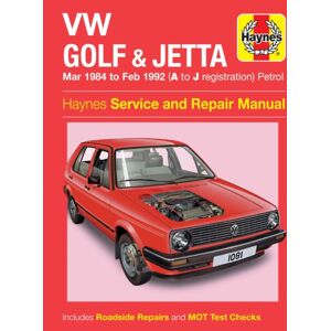 Haynes Publishing Group Vw Golf & Jetta Mk 2 Petrol (Mar 84 - Feb 92) Haynes Repair Manual Haynes Publishing Group Vw Golf & Jetta Mk 2 Petrol (Mar 84 - Feb 92) Haynes Repair Manual
