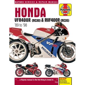Haynes Publishing Group Honda Vfr400 (Nc30) & Rvf400 (Nc35) V-Fours (89 - 98) Haynes Repair Manual Haynes Publishing Group Honda Vfr400 (Nc30) & Rvf400 (Nc35) V-Fours (89 - 98) Haynes Repair Manual