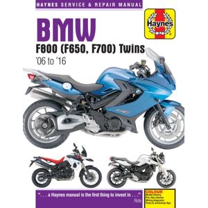 Haynes Publishing Group Bmw F650, F700 & F800 Twins (06-16) Haynes Repair Manual Haynes Publishing Group Bmw F650, F700 & F800 Twins (06-16) Haynes Repair Manual