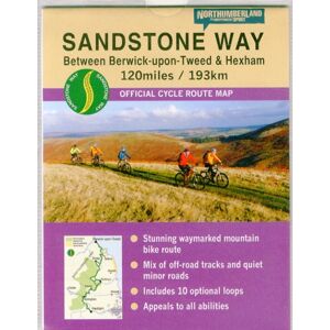 Northern Heritage Services Sandstone Way Cycle Route Map - Northumberland : Between Berwick Upon Tweed And Hexham Northern Heritage Services Sandstone Way Cycle Route Map - Northumberland : Between Berwick Upon Tweed And Hexham