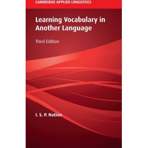 Cambridge University Press Learning Vocabulary In Another Language Cambridge University Press Learning Vocabulary In Another Language