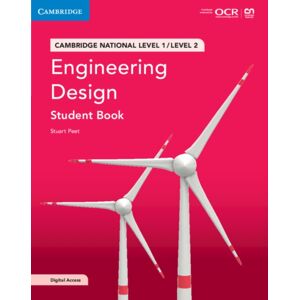 Cambridge University Press Cambridge National In Engineering Design Student Book With Digital Access (2 Years) : Level 1/level 2 Cambridge University Press Cambridge National In Engineering Design Student Book With Digital Access (2 Years) : Level 1/level 2