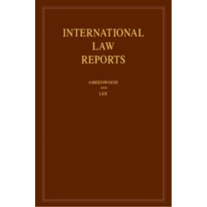 Cambridge University Press International Law Reports: Volume 211 Cambridge University Press International Law Reports: Volume 211