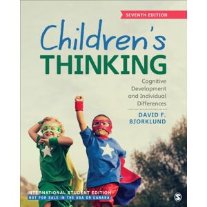 SAGE Publications Inc Children'S Thinking - International Student Edition : Cognitive Development And Individual Differences SAGE Publications Inc Children'S Thinking - International Student Edition : Cognitive Development And Individual Differences