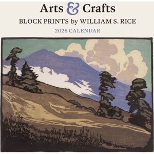 Pomegranate Arts & Crafts Block Prints By William S. Rice 2026 Wall Calendar Pomegranate Arts & Crafts Block Prints By William S. Rice 2026 Wall Calendar