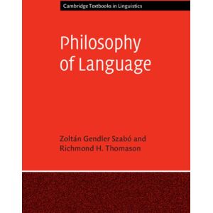 Cambridge University Press Philosophy Of Language Cambridge University Press Philosophy Of Language