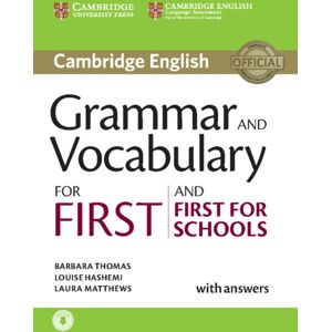 Cambridge University Press Grammar And Vocabulary For First And First For Schools Book With Answers And Audio Cambridge University Press Grammar And Vocabulary For First And First For Schools Book With Answers And Audio