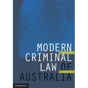Cambridge University Press Modern Criminal Law Of Australia Cambridge University Press Modern Criminal Law Of Australia