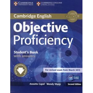 Cambridge University Press Objective Proficiency Student'S Book With Answers With Downloadable Software Cambridge University Press Objective Proficiency Student'S Book With Answers With Downloadable Software