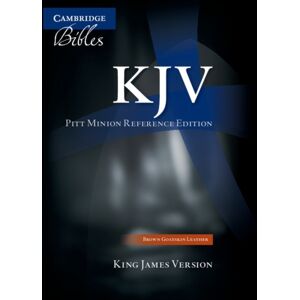Cambridge University Press Kjv Pitt Minion Reference Bible, Brown Goatskin Leather, Kj446:X Cambridge University Press Kjv Pitt Minion Reference Bible, Brown Goatskin Leather, Kj446:X