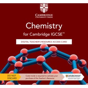 Cambridge University Press Cambridge Igcse™ Chemistry Digital Teacher'S Resource Access Card Cambridge University Press Cambridge Igcse™ Chemistry Digital Teacher'S Resource Access Card