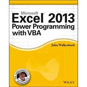 John Wiley & Sons Inc Excel 2013 Power Programming With Vba John Wiley & Sons Inc Excel 2013 Power Programming With Vba