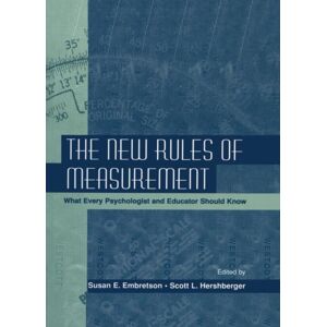 Taylor & Francis Ltd The Rules Of Measurement : What Every Psychologist And Educator Should Know Taylor & Francis Ltd The Rules Of Measurement : What Every Psychologist And Educator Should Know