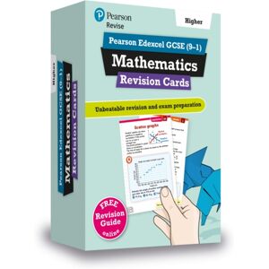 Pearson Education Limited Pearson Revise Edexcel Gcse Maths (Higher) Revision Cards - For 2026, 2027 Exams Pearson Education Limited Pearson Revise Edexcel Gcse Maths (Higher) Revision Cards - For 2026, 2027 Exams