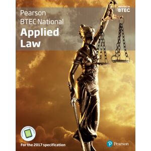 Pearson Education Limited Btec National Applied Law Student Book + Active Book : For The 2017 Specifications Pearson Education Limited Btec National Applied Law Student Book + Active Book : For The 2017 Specifications