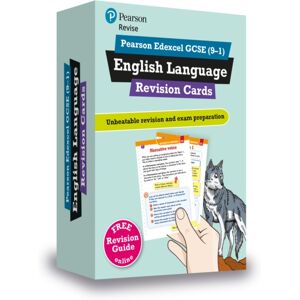 Pearson Education Limited Pearson Revise Edexcel Gcse English Language Revision Cards - For 2026, 2027 Exams Pearson Education Limited Pearson Revise Edexcel Gcse English Language Revision Cards - For 2026, 2027 Exams