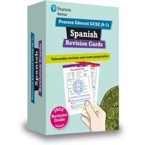 Pearson Education Limited Pearson Revise Edexcel Gcse Spanish: Revision Cards Incl. Online Revision And Audio - For 2025 Exams Pearson Education Limited Pearson Revise Edexcel Gcse Spanish: Revision Cards Incl. Online Revision And Audio - For 2025 Exams