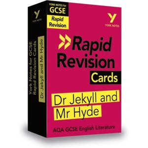 Pearson Education Limited York Notes Rapid Aqa Gcse (Revision Cards) The Strange Case Of Dr Jekyll And Mr Hyde - For 2026, 2027 Exams Pearson Education Limited York Notes Rapid Aqa Gcse (Revision Cards) The Strange Case Of Dr Jekyll And Mr Hyde - For 2026, 2027 Exams