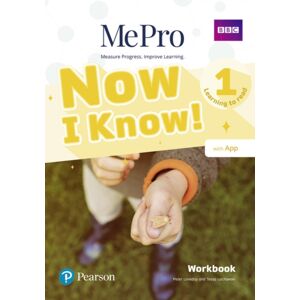 Pearson Education Limited Now I Know Mepro Level 1 (Learning To Read) Workbook With App Pearson Education Limited Now I Know Mepro Level 1 (Learning To Read) Workbook With App