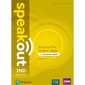 Pearson Education Limited Speakout 2ed Advanced Plus Student'S Book & Interactive With Digital Resources Access Code Pearson Education Limited Speakout 2ed Advanced Plus Student'S Book & Interactive With Digital Resources Access Code