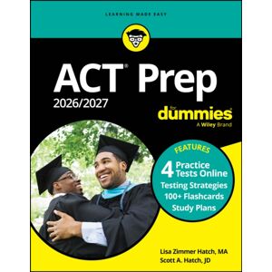 John Wiley & Sons Inc Act Prep 2026/2027 For Dummies : Book + 4 Practice Tests + Flashcards Online John Wiley & Sons Inc Act Prep 2026/2027 For Dummies : Book + 4 Practice Tests + Flashcards Online