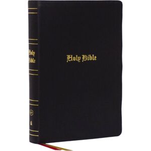 Thomas Nelson Publishers Kjv Holy Bible: Super Giant Print With 43,000 Cross References, Black Genuine Leather, Red Letter, Comfort Print: King James Version Thomas Nelson Publishers Kjv Holy Bible: Super Giant Print With 43,000 Cross References, Black Genuine Leather, Red Letter, Comfort Print: King James Version