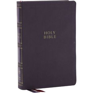 Thomas Nelson Publishers Kjv Holy Bible: Compact Bible With 43,000 Center-Column Cross References, Gray Leathersoft, Red Letter, Comfort Print (Thumb Indexing): King James Version Thomas Nelson Publishers Kjv Holy Bible: Compact Bible With 43,000 Center-Column Cross References, Gray Leathersoft, Red Letter, Comfort Print (Thumb Indexing): King James Version