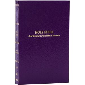 Thomas Nelson Publishers Kjv Holy Bible: Pocket Testament With Psalms And Proverbs, Purple Softcover, Red Letter, Comfort Print: King James Version Thomas Nelson Publishers Kjv Holy Bible: Pocket Testament With Psalms And Proverbs, Purple Softcover, Red Letter, Comfort Print: King James Version